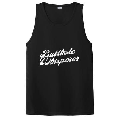 Butthole Whisperer Sarcastic Jokes Retro Funny PosiCharge Competitor Tank