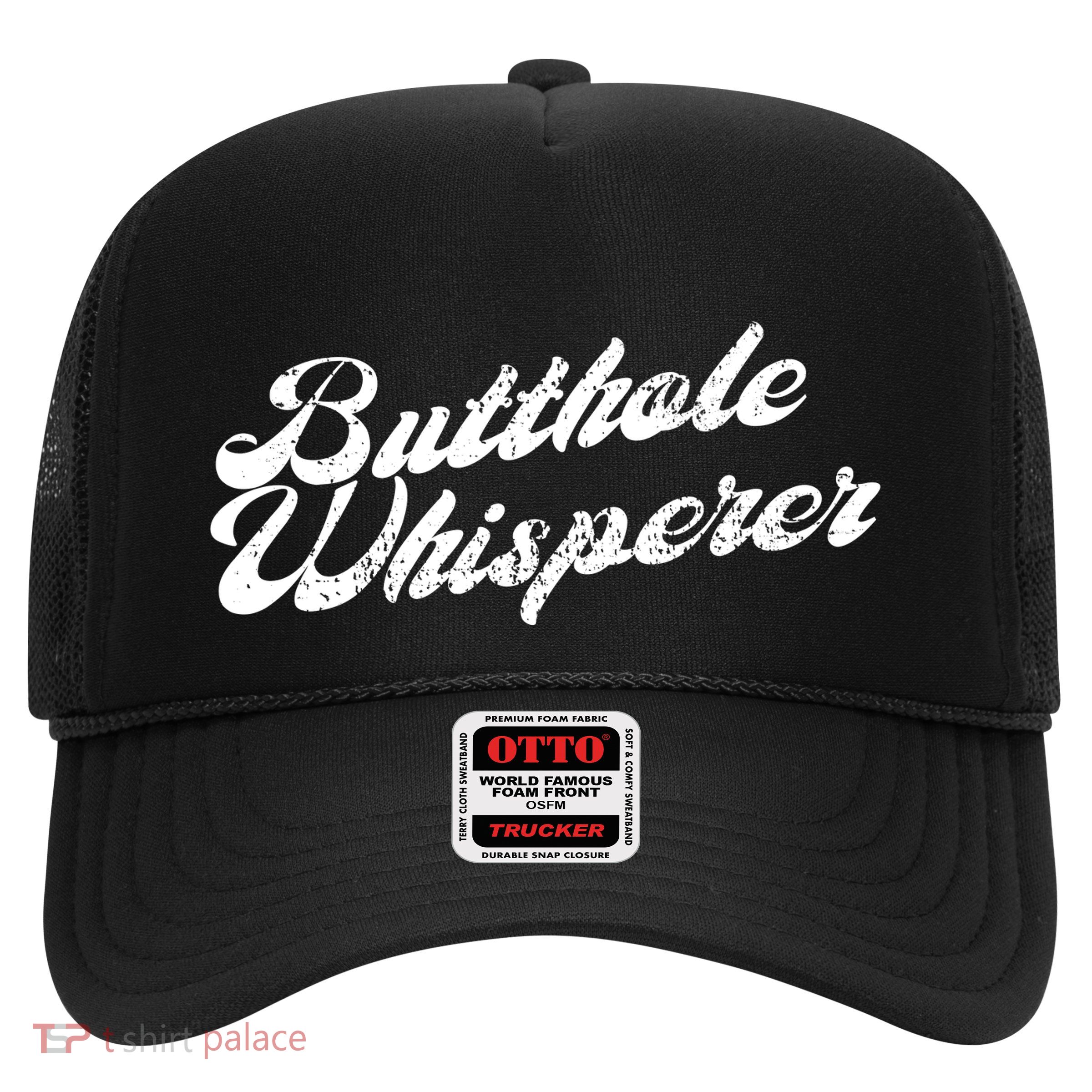 Butthole Whisperer Sarcastic Jokes Retro Funny Trucker Hat