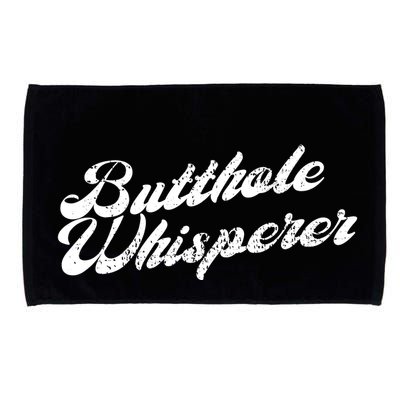 Butthole Whisperer Sarcastic Jokes Retro Funny Microfiber Hand Towel