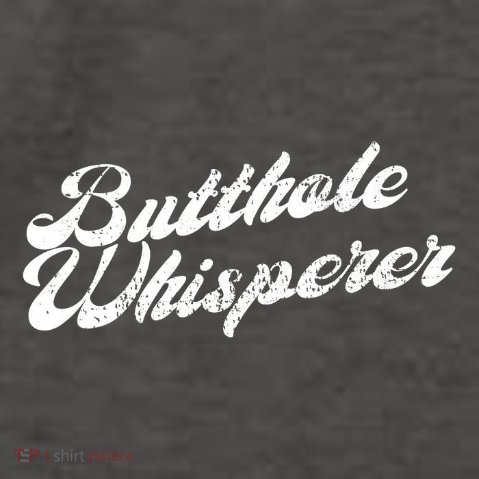 Butthole Whisperer Sarcastic Jokes Retro Funny Vector Backpack