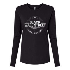 Black Wall Street Greenwood District Tulsa Oklahoma 1921 Womens Cotton Relaxed Long Sleeve T-Shirt