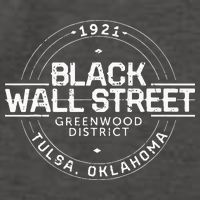 Black Wall Street Greenwood District Tulsa Oklahoma 1921 Vector Backpack