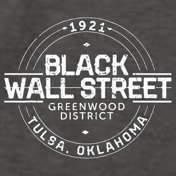 Black Wall Street Greenwood District Tulsa Oklahoma 1921 Vector Backpack