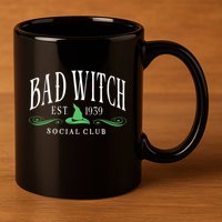 Bad Witch Social Club 11oz C Handle Ceramic Mug