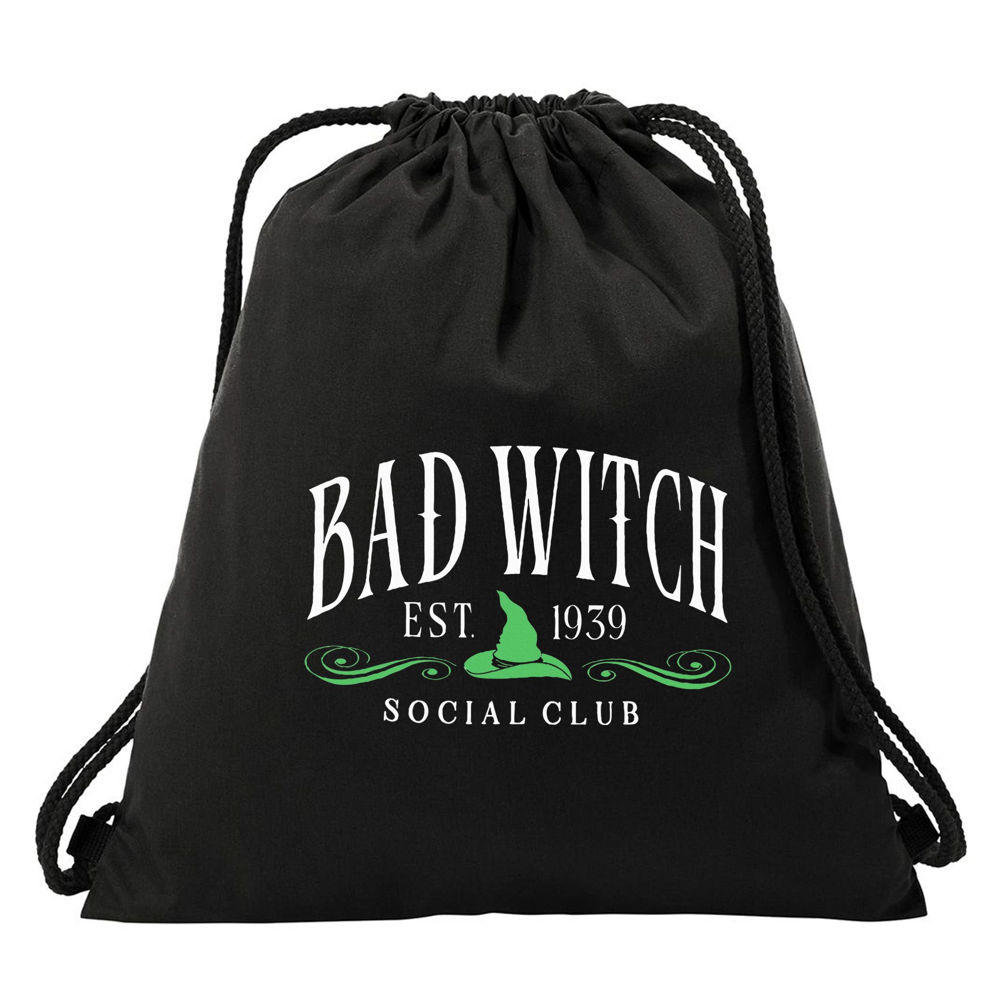 Bad Witch Social Club Drawstring Bag