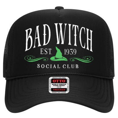 Bad Witch Social Club High Crown Mesh Back Trucker Hat