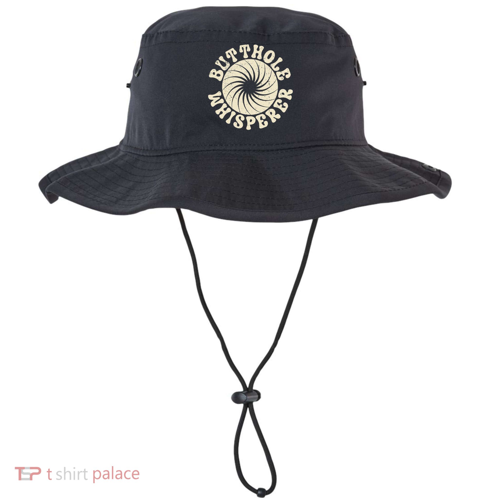 Butthole Whisperer Sarcastic Funny Retro Vintage Bucket Hat