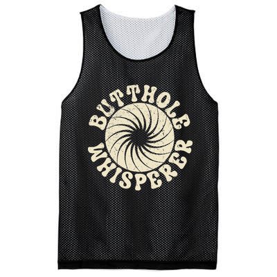 Butthole Whisperer Sarcastic Funny Retro Vintage Mesh Reversible Basketball Jersey Tank