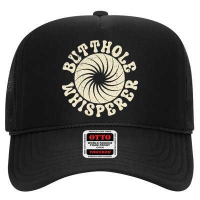 Butthole Whisperer Sarcastic Funny Retro Vintage Trucker Hat