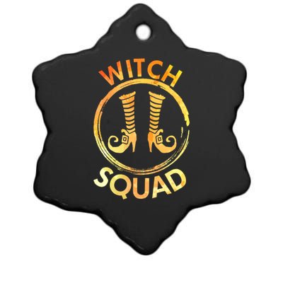 Basic Witch Squad Halloween Gift Ceramic Star Ornament