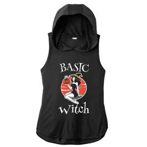 Basic Witch Sexy Halloween Gift Ladies PosiCharge Tri-Blend Wicking Draft Hoodie Tank