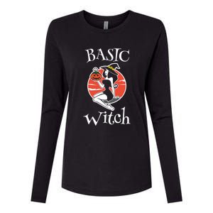 Basic Witch Sexy Halloween Gift Womens Cotton Relaxed Long Sleeve T-Shirt