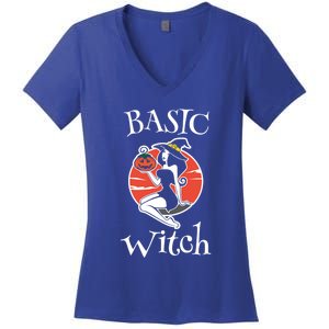 Basic Witch Sexy Halloween Gift Women's V-Neck T-Shirt