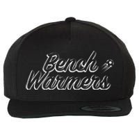 Bench Warmers Soccer Sports Wool Snapback Cap