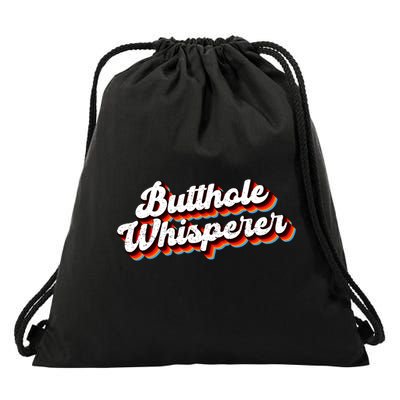 Butthole Whisperer Sarcastic Jokes Drawstring Bag