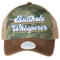 Butthole Whisperer Sarcastic Jokes Retro Funny Sarcastic Legacy Tie Dye Trucker Hat