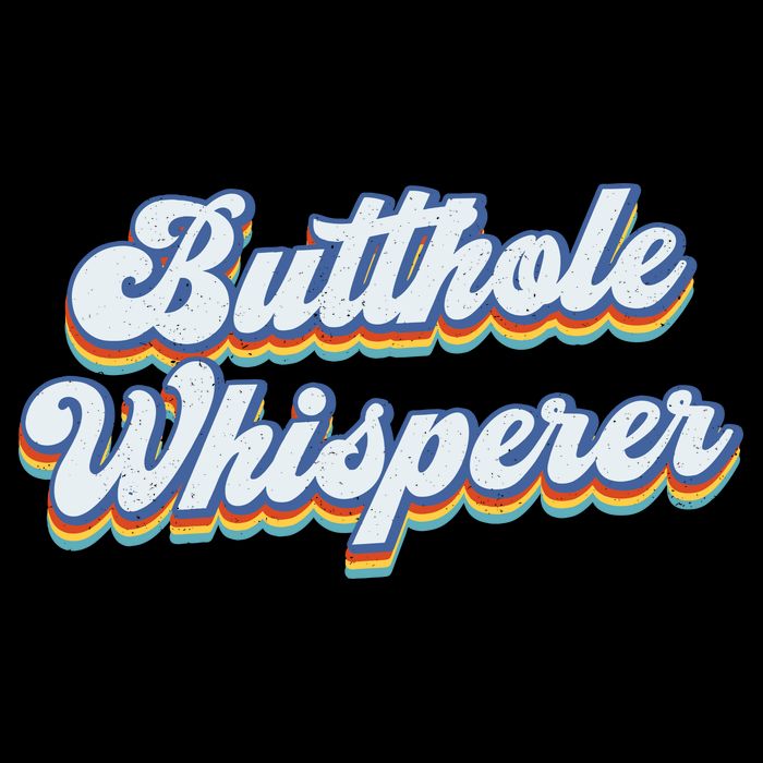 Butthole Whisperer Sarcastic Jokes Retro Funny Sarcastic Backpack