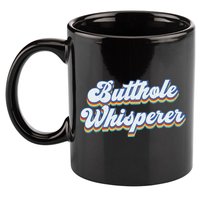 Butthole Whisperer Sarcastic Jokes Retro Funny Sarcastic 11oz C Handle Ceramic Mug