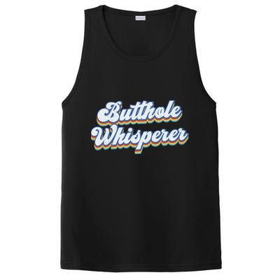 Butthole Whisperer Sarcastic Jokes Retro Funny Sarcastic PosiCharge Competitor Tank
