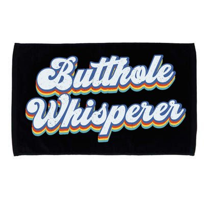 Butthole Whisperer Sarcastic Jokes Retro Funny Sarcastic Microfiber Hand Towel