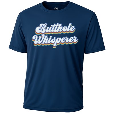 Butthole Whisperer Sarcastic Jokes Retro Funny Sarcastic Performance Shirt
