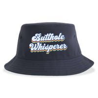 Butthole Whisperer Sarcastic Jokes Retro Funny Sarcastic Sustainable Bucket Hat