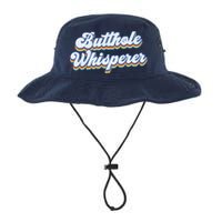 Butthole Whisperer Sarcastic Jokes Retro Funny Sarcastic Bucket Hat