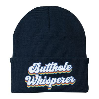 Butthole Whisperer Sarcastic Jokes Retro Funny Sarcastic Beanie