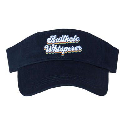 Butthole Whisperer Sarcastic Jokes Retro Funny Sarcastic Visor