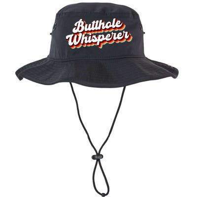Butthole Whisperer Sarcastic Jokes Retro Funny Gift Bucket Hat