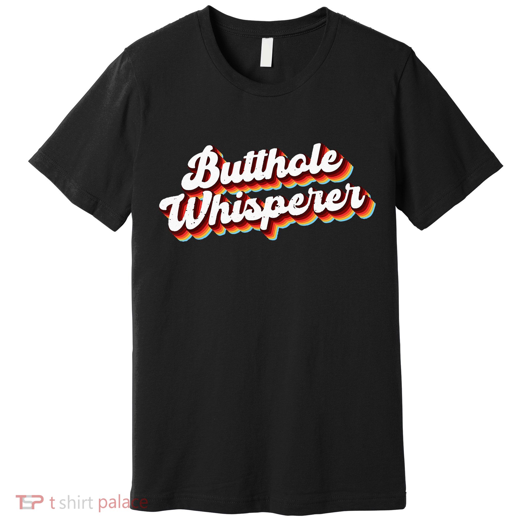 Butthole Whisperer Sarcastic Jokes Retro Funny Gift Premium T-Shirt