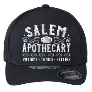 Basic Witch Salem Apothecary Herbalist Elixir Tonic Potion Gift Flexfit Unipanel Trucker Cap