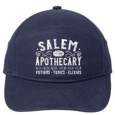 Basic Witch Salem Apothecary Herbalist Elixir Tonic Potion Gift 7-Panel Snapback Hat