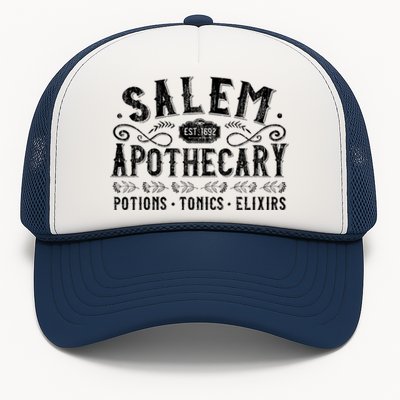 Basic Witch Salem Apothecary Herbalist Elixir Tonic Potion Gift Trucker Hat