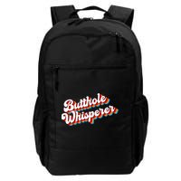 Butthole Whisperer Sarcastic Jokes Retro Funny Backpack