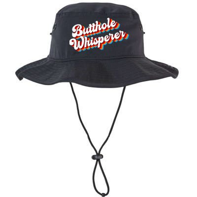 Butthole Whisperer Sarcastic Jokes Retro Funny Bucket Hat
