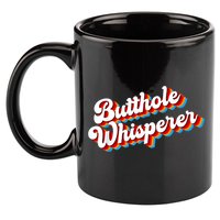 Butthole Whisperer Sarcastic Jokes Retro Funny 11oz C Handle Ceramic Mug