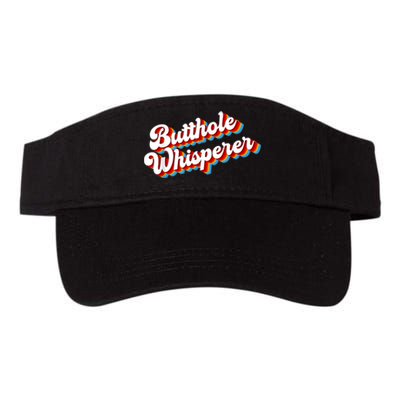 Butthole Whisperer Sarcastic Jokes Retro Funny Valucap Bio-Washed Visor