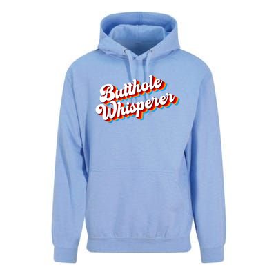 Butthole Whisperer Sarcastic Jokes Retro Funny Unisex Surf Hoodie