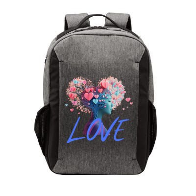 Beautiful Woman Send Love Form Heart To Family Boyfriend Vector Backpack