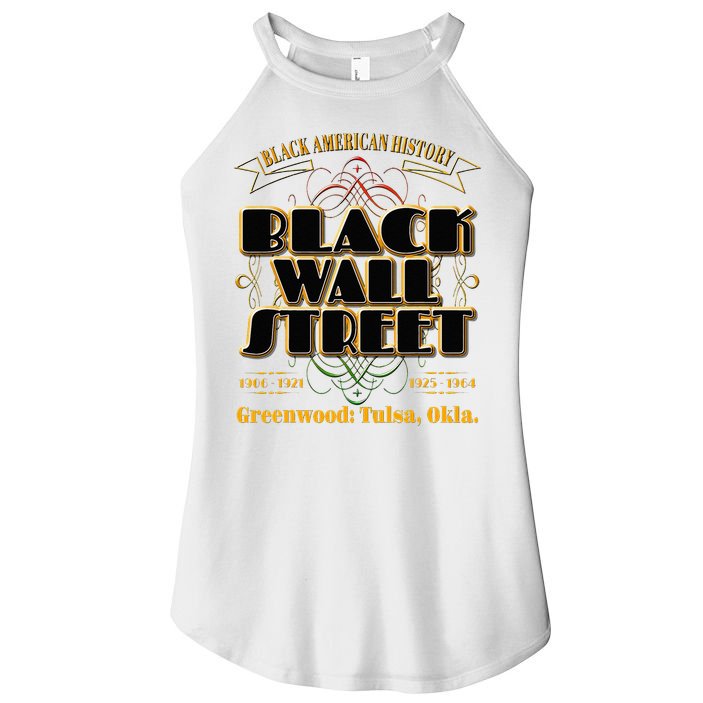 Black Wall Street Greenwood Tulsa Oklahoma Black Wall Street Women's Perfect Tri Rocker Tank