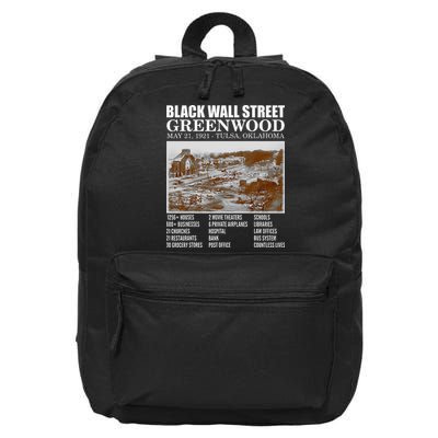 Black Wall Street Vintage History Before And After Photos 16 in Basic Backpack