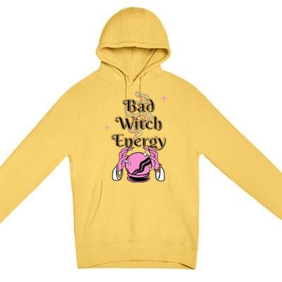 Bad Witch Spooky Halloween Adult Graphic Energy Cool Gift Premium Pullover Hoodie