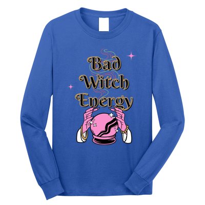 Bad Witch Spooky Halloween Adult Graphic Energy Cool Gift Long Sleeve Shirt