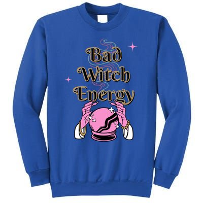 Bad Witch Spooky Halloween Adult Graphic Energy Cool Gift Sweatshirt