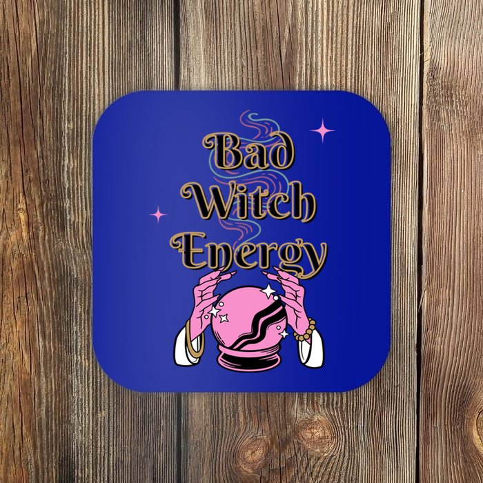 Bad Witch Spooky Halloween Adult Graphic Energy Cool Gift Coaster