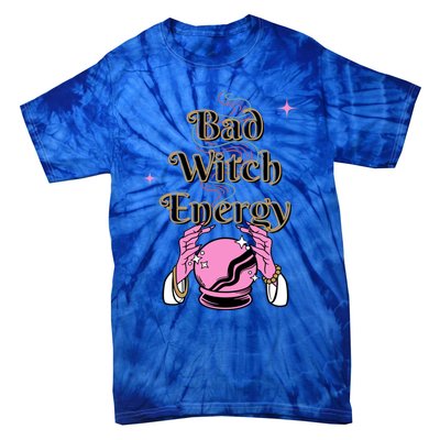 Bad Witch Spooky Halloween Adult Graphic Energy Cool Gift Tie-Dye T-Shirt