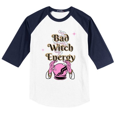 Bad Witch Spooky Halloween Adult Graphic Energy Cool Gift Baseball Sleeve Shirt