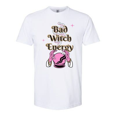 Bad Witch Spooky Halloween Adult Graphic Energy Cool Gift Softstyle CVC T-Shirt