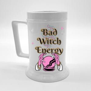 Bad Witch Spooky Halloween Adult Graphic Energy Cool Gift Beer Stein